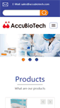 Mobile Screenshot of accubiotech.com